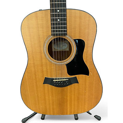 Used Taylor 150e Natural 12 String Acoustic Electric Guitar