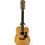Used Taylor 150e Natural 12 String Acoustic Electric Guitar Natural