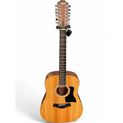 Used Taylor 150e Natural 12 String Acoustic Electric Guitar