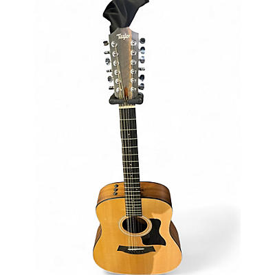 Used Taylor 150e Natural 12 String Acoustic Electric Guitar