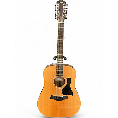 Used Taylor 150e Natural 12 String Acoustic Electric Guitar
