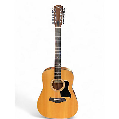 Used Taylor 150e Natural 12 String Acoustic Electric Guitar