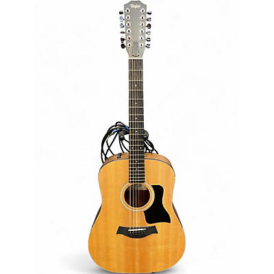 Used Taylor 150e Natural 12 String Acoustic Guitar