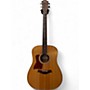 Used Taylor 210 Left Handed Natural Acoustic Guitar Natural
