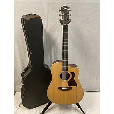 Taylor Used Taylor 210CE Natural Acoustic Electric Guitar