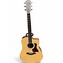 Used Taylor 210CE Natural Acoustic Electric Guitar Natural