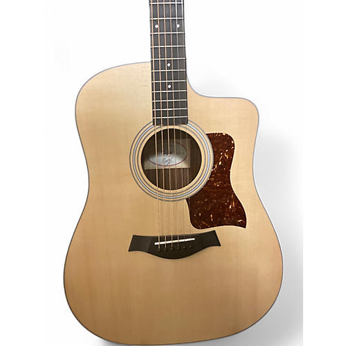 Used Taylor 210CE Natural Acoustic Electric Guitar Natural