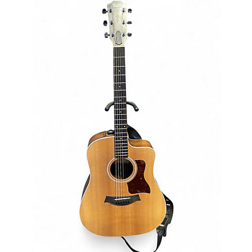 Used Taylor 210CE Natural Acoustic Electric Guitar Natural