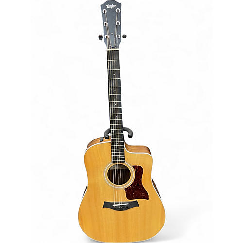 Used Taylor 210CE Natural Acoustic Electric Guitar Natural