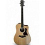 Used Taylor 210CE Natural Acoustic Electric Guitar Natural