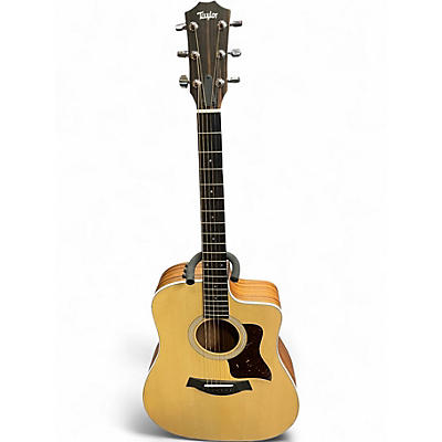 Used Taylor 210CE Natural Acoustic Electric Guitar