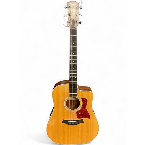 Used Taylor 210CE Natural Acoustic Electric Guitar Natural