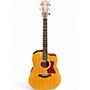 Used Taylor 210CE Natural Acoustic Electric Guitar Natural