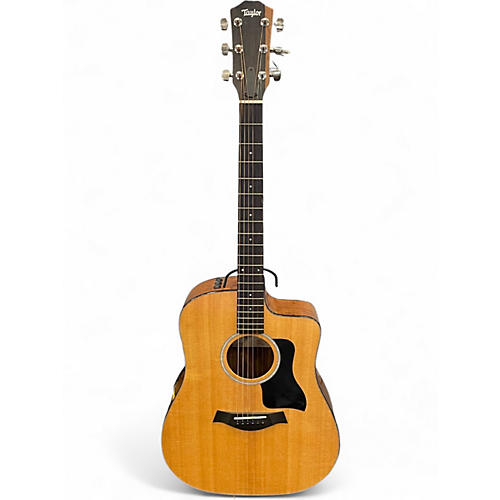 Used Taylor 210CE Natural Acoustic Electric Guitar Natural