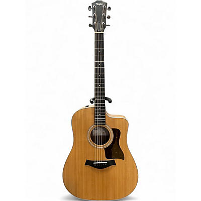 Used Taylor 210CE Natural Acoustic Electric Guitar