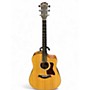 Used Taylor 210CE Natural Acoustic Electric Guitar Natural