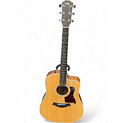 Used Taylor 210CE Natural Acoustic Electric Guitar