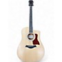Used Taylor 210CE Natural Acoustic Electric Guitar Natural