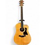 Used Taylor 210CE Natural Acoustic Electric Guitar Natural