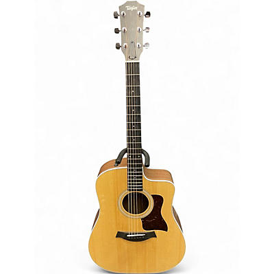 Used Taylor 210CE Natural Acoustic Electric Guitar