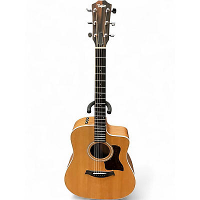 Used Taylor 210CE Natural Acoustic Electric Guitar