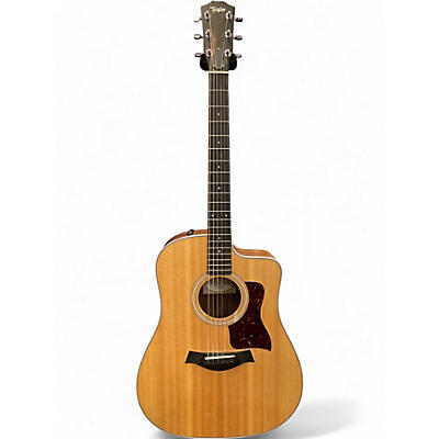 Used Taylor 210CE Natural Acoustic Electric Guitar