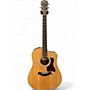 Used Taylor 210CE Natural Acoustic Electric Guitar Natural