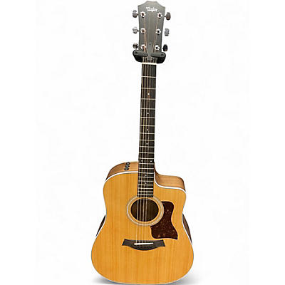 Used Taylor 210CE Natural Acoustic Electric Guitar