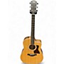 Used Taylor 210CE Natural Acoustic Electric Guitar Natural