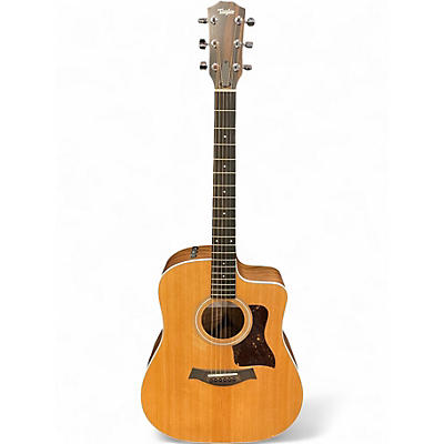 Used Taylor 210CE Natural Acoustic Electric Guitar