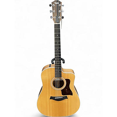 Used Taylor 210CE Natural Acoustic Electric Guitar
