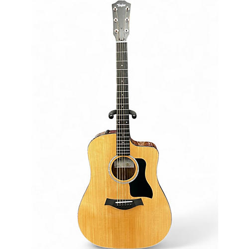 Used Taylor 210CE PLUS Natural Acoustic Electric Guitar Natural