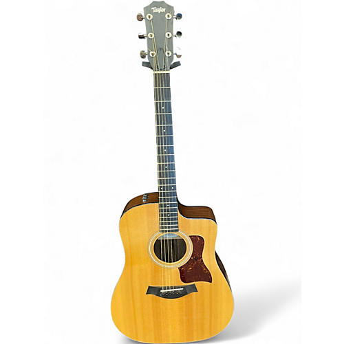 Used Taylor 210CE PLUS Natural Acoustic Electric Guitar Natural