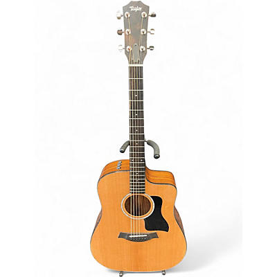 Used Taylor 210CE PLUS Natural Acoustic Electric Guitar