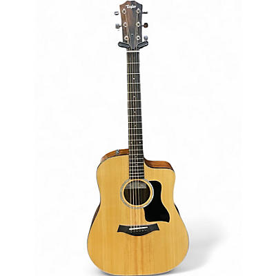 Used Taylor 210CE Plus Natural Acoustic Electric Guitar