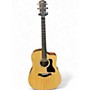 Used Taylor 210CE Plus Natural Acoustic Electric Guitar Natural