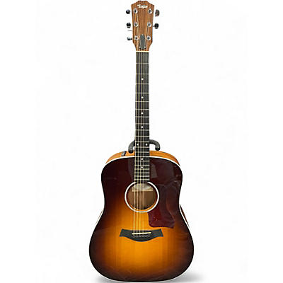 Used Taylor 210E 2 Color Sunburst Acoustic Electric Guitar