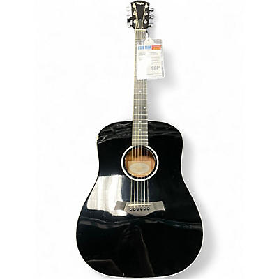 Used Taylor 210E Black Acoustic Electric Guitar