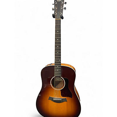 Used Taylor 210E Deluxe Sunburst Acoustic Electric Guitar