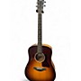 Used Taylor 210E Deluxe Sunburst Acoustic Electric Guitar Sunburst