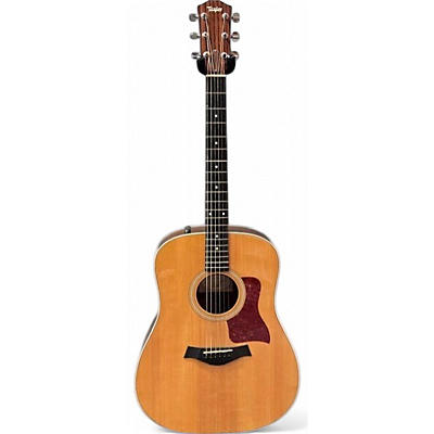 Used Taylor 210E Natural Acoustic Electric Guitar