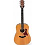 Used Taylor 210E Natural Acoustic Electric Guitar Natural