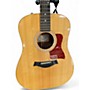 Used Taylor 210E Natural Acoustic Electric Guitar Natural