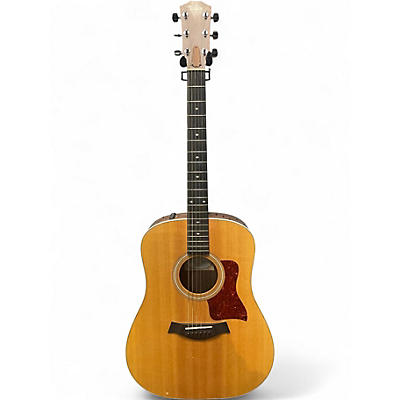 Used Taylor 210E Natural Acoustic Electric Guitar