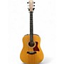 Used Taylor 210E Natural Acoustic Electric Guitar Natural