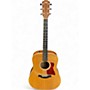 Used Taylor 210E Natural Acoustic Electric Guitar Natural