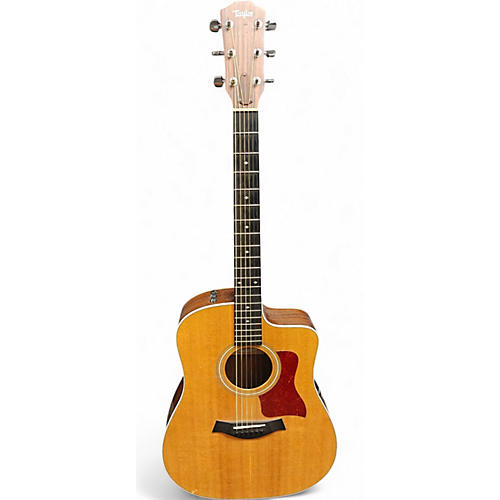 Used Taylor 210ce Deluxe Natural Acoustic Electric Guitar Natural