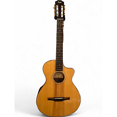 Used Taylor 212CE N PLUS Natural Classical Acoustic Electric Guitar