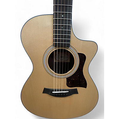 Taylor Used Taylor 212CE Natural Acoustic Electric Guitar