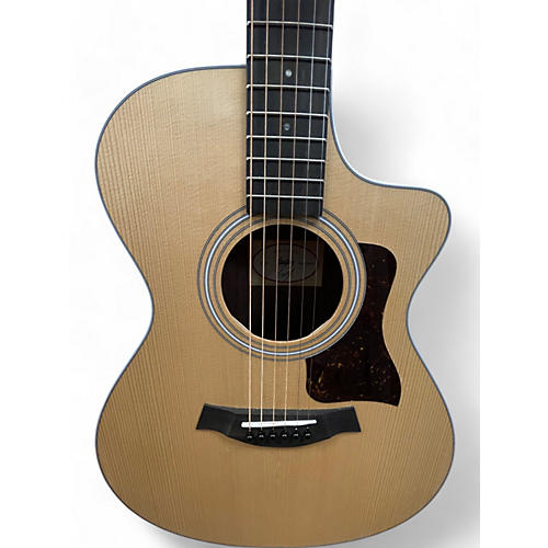 Taylor Used Taylor 212CE Natural Acoustic Electric Guitar Natural